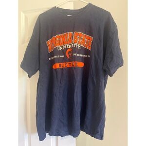 Virginia State University Trojans T Shirt Russell Athletic Extra Large XL‎